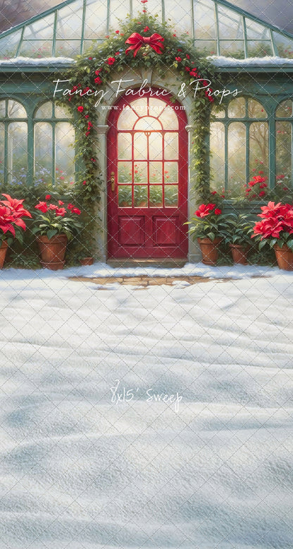 Whimsical Winter Greenhouse - With Sweep Option