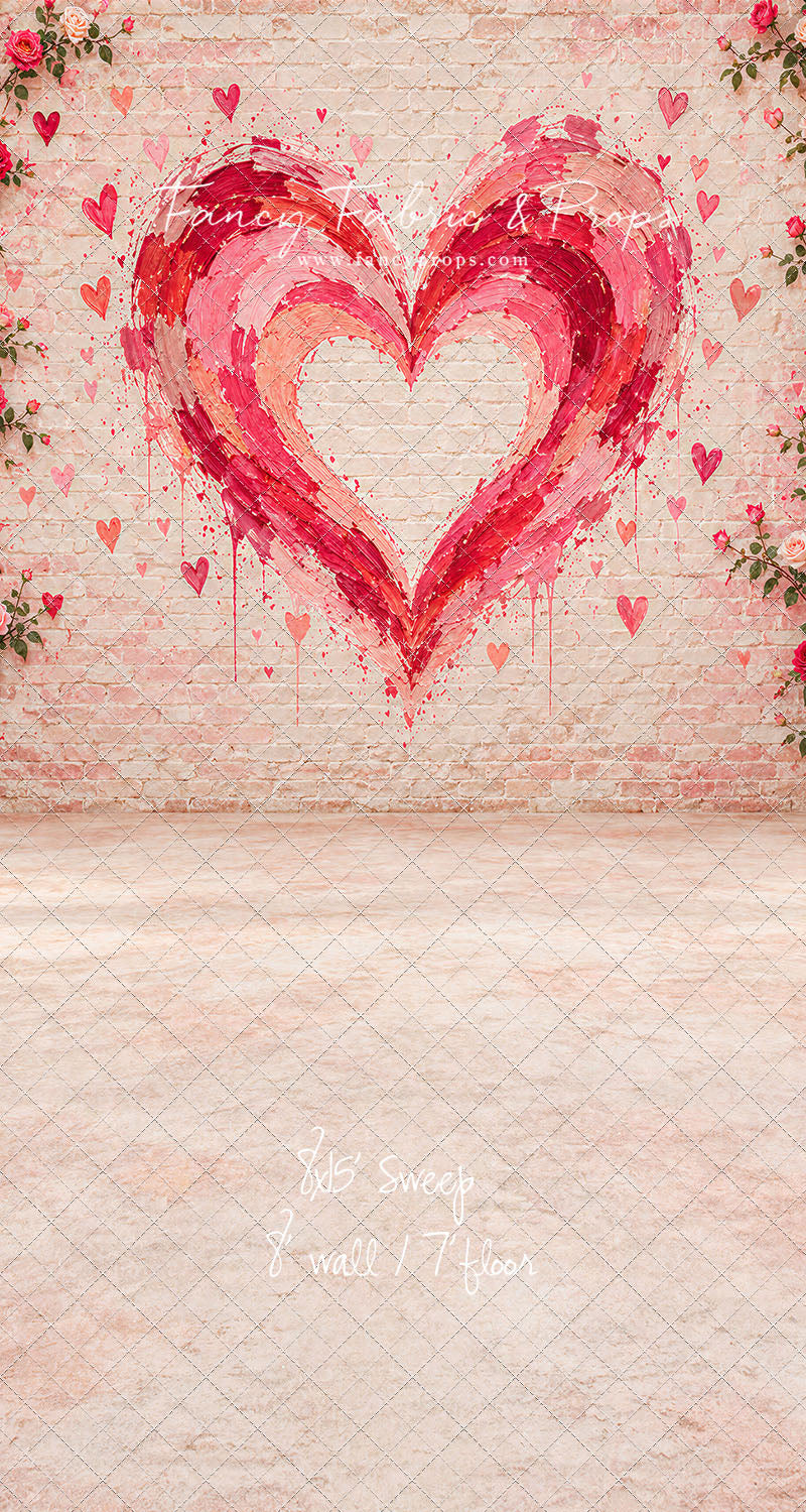 Brushstrokes of Love - With Sweep Option