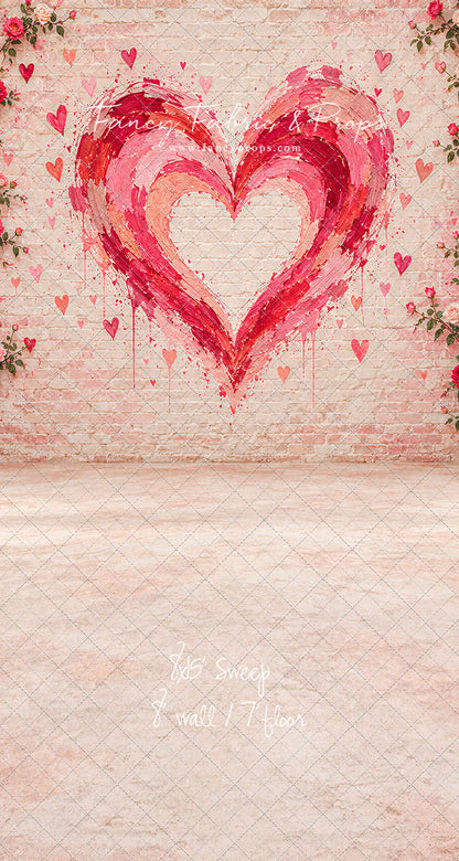 Brushstrokes of Love - With Sweep Option