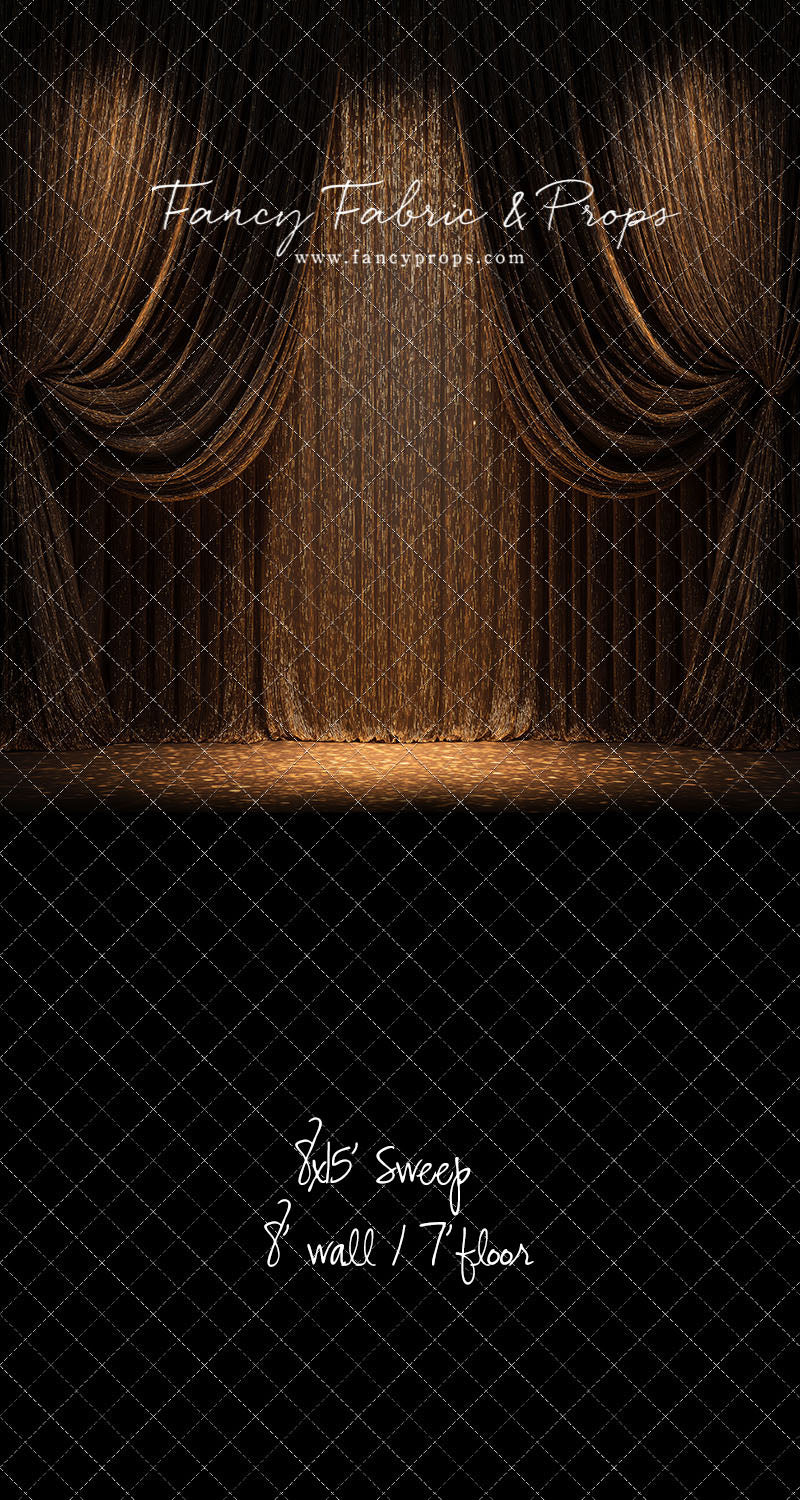 Amber Shimmer Stage - With Sweep Option