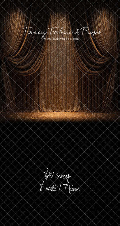 Amber Shimmer Stage - With Sweep Option