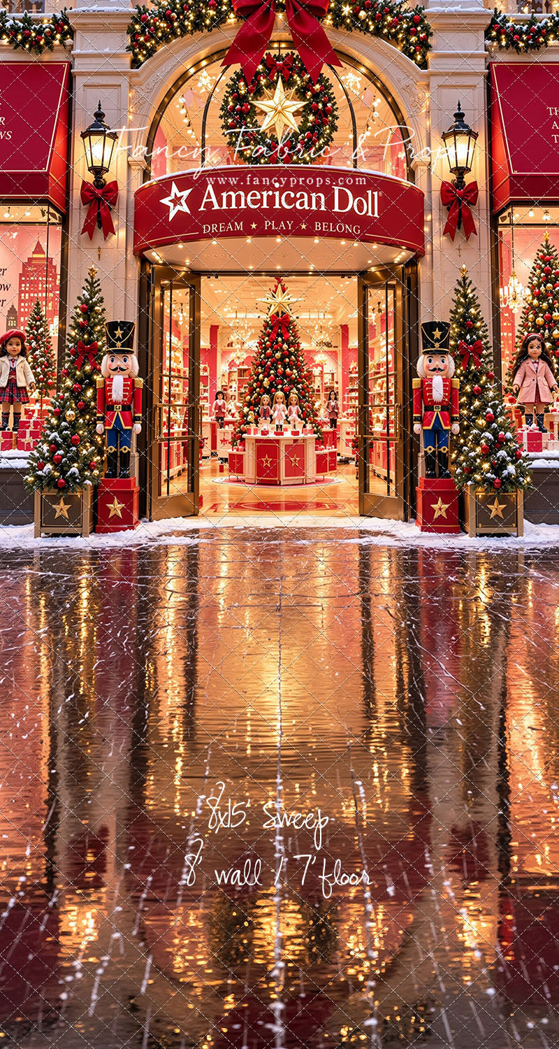American Doll Holiday - With Sweep Option