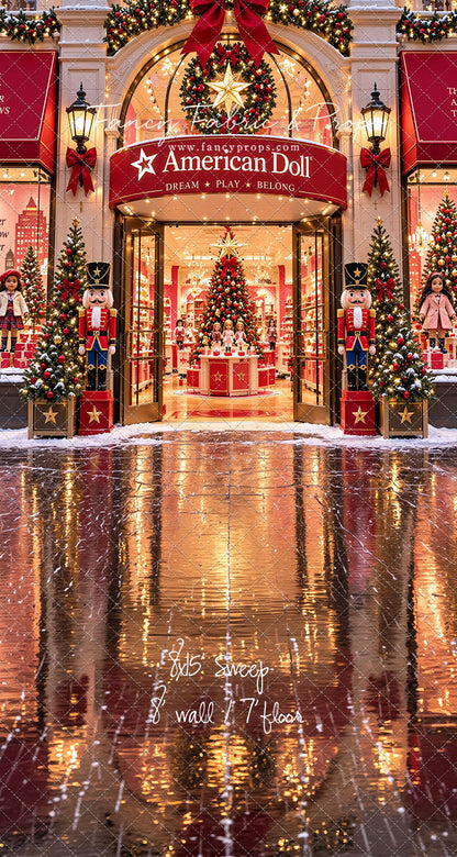 American Doll Holiday - With Sweep Option