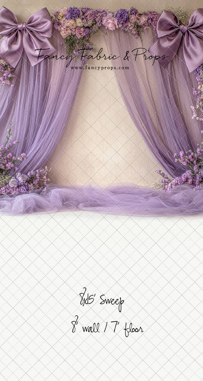 Amethyst Bow Blooms - With Sweep Option