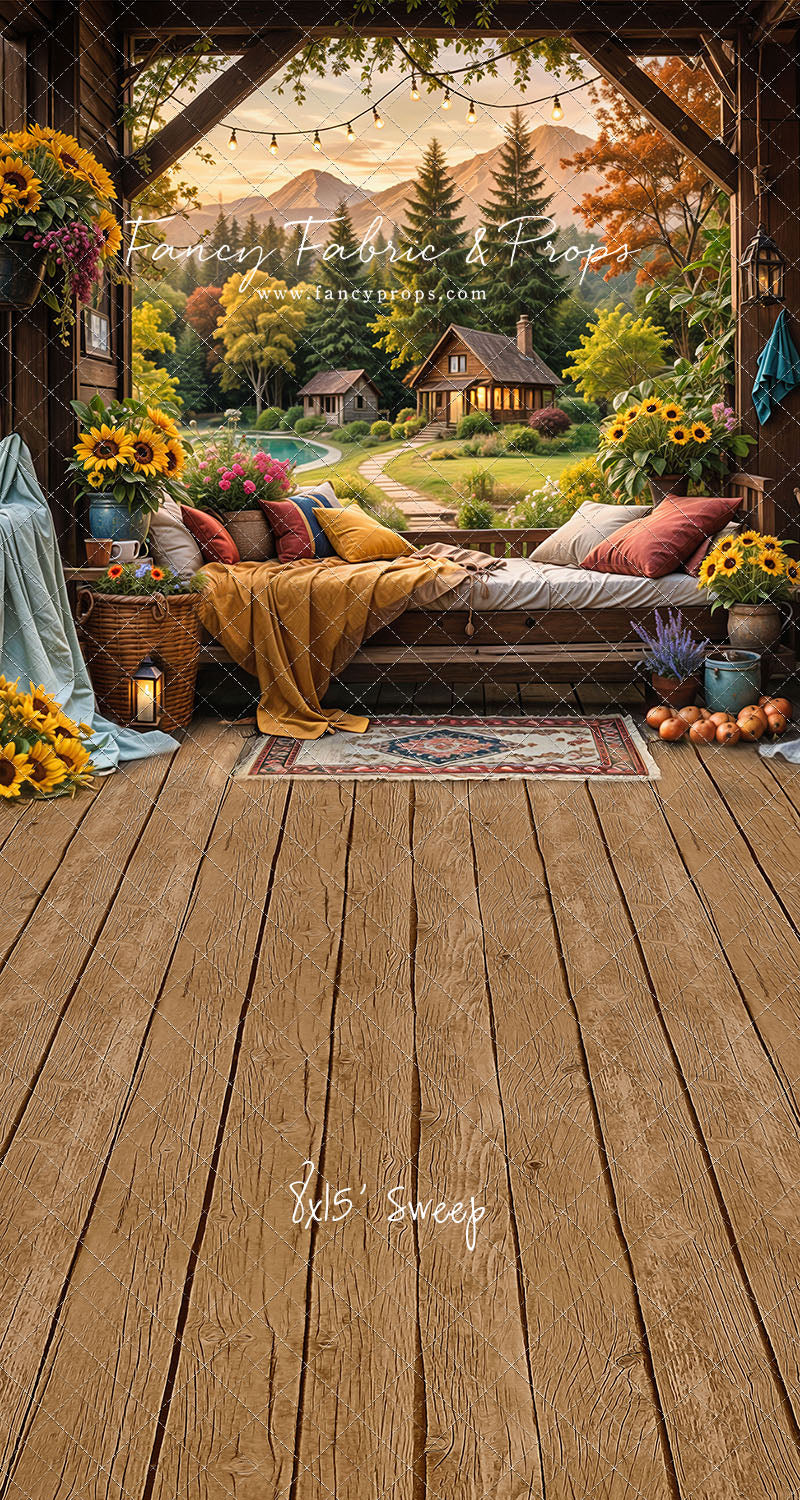 Autumn Sunflower Hideaway - With Sweep Option