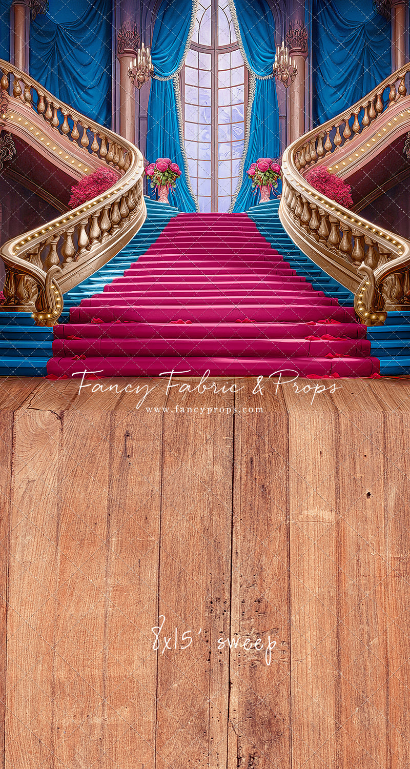 Ballroom Royal Staircase - Blue - With Sweep Option