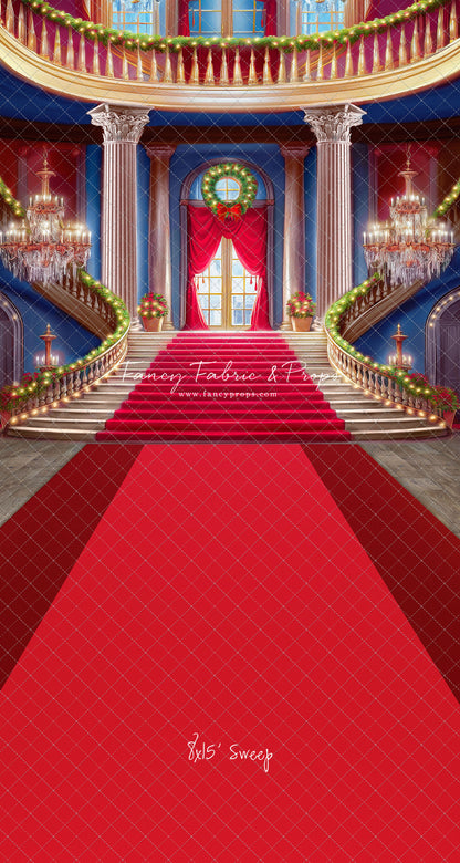 Belle's Royal Staircase -With Lights- Red Carpet - With Sweep Option