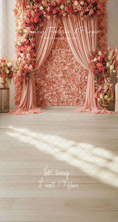 Blooming Flower Wall - With Sweep Option