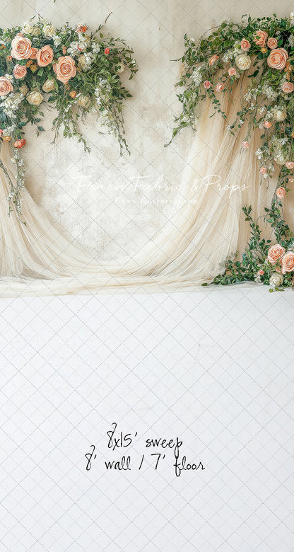 Blossom Veil - With Sweep Option