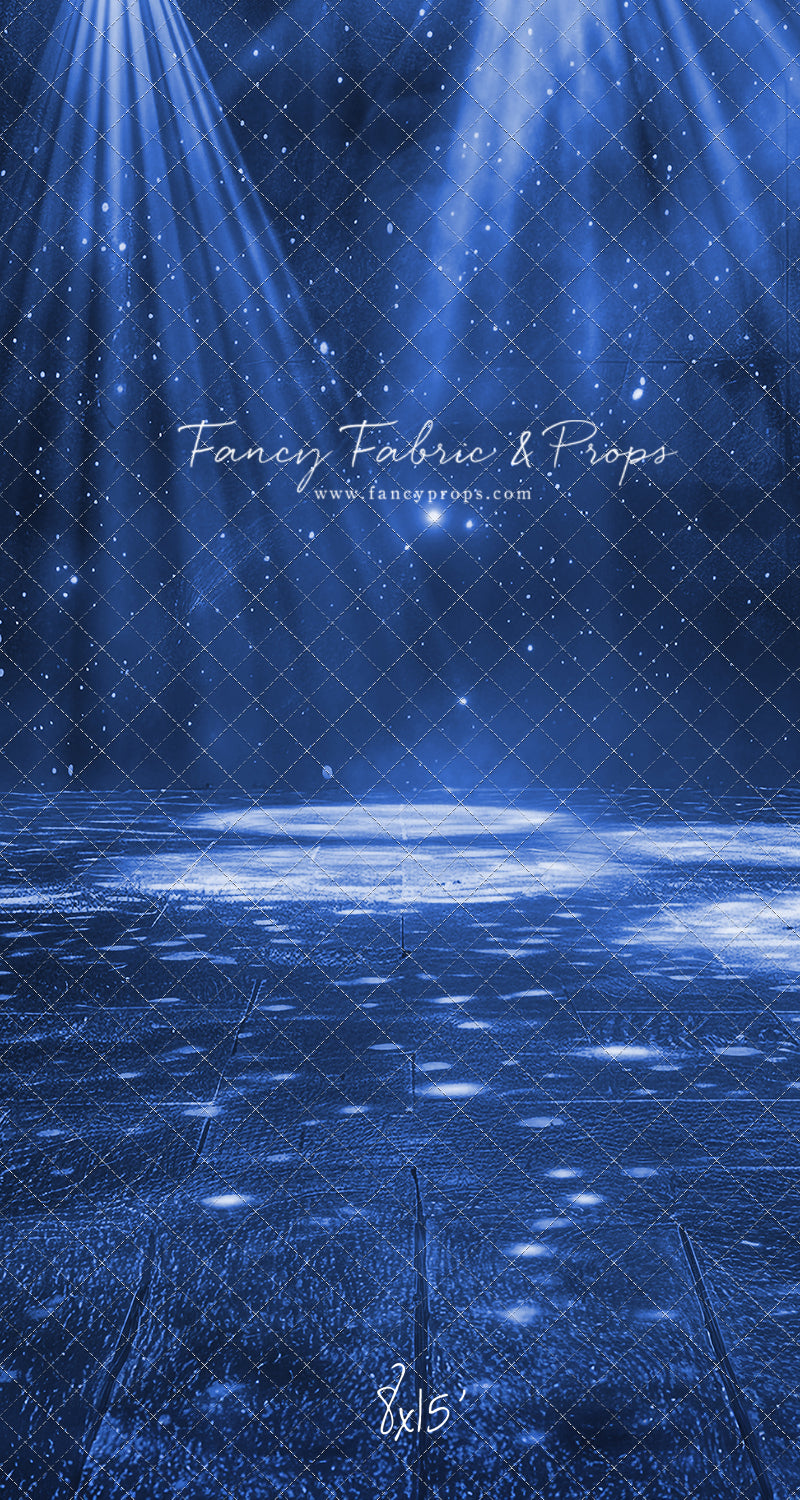 Blue Stage Lights - Sweep Sizes Only