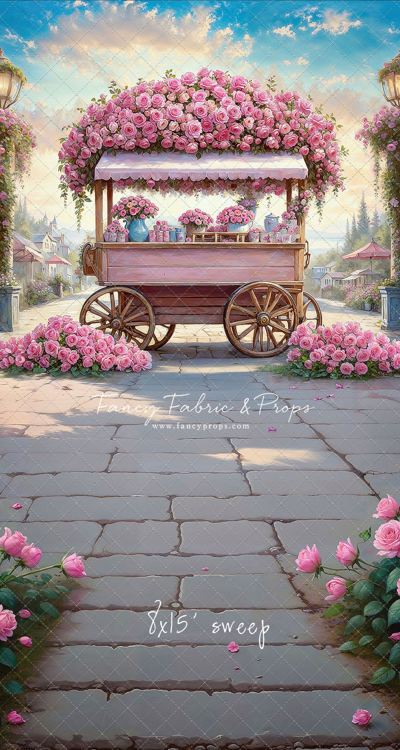 Blushing Bloom Cart - With Sweep Option
