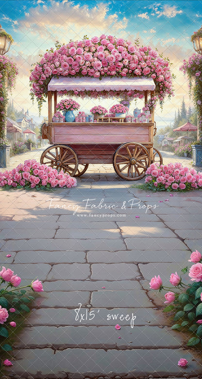 Blushing Bloom Cart - With Sweep Option