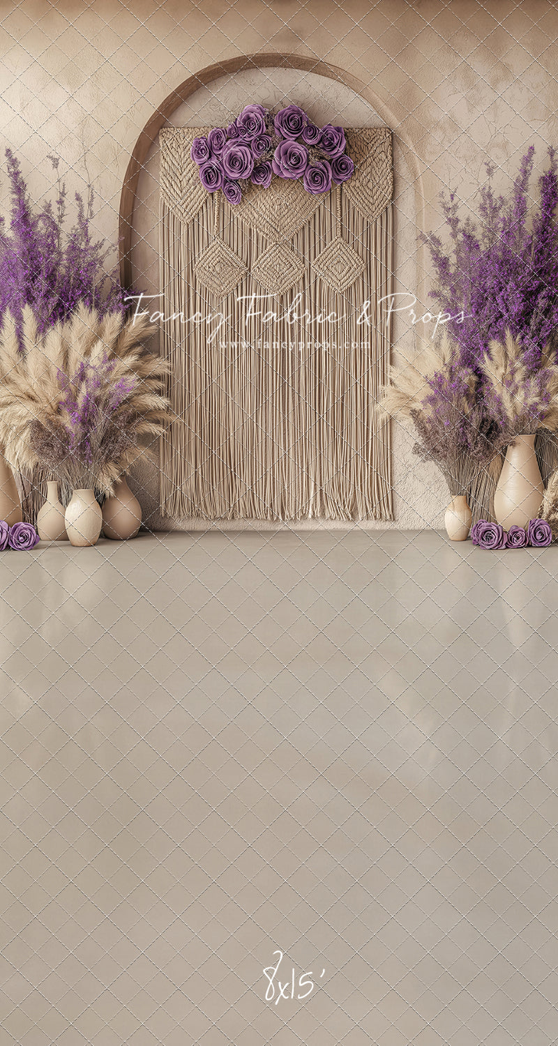 Bohemian Lavender Rose - With Sweep Option