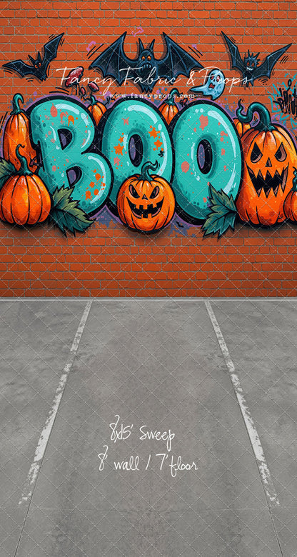 Boo Crew Graffiti Wall - With Sweep Option