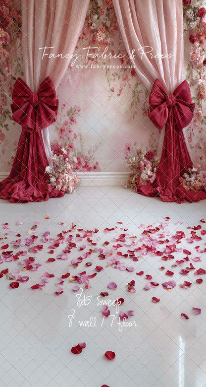 Bowtied Valentine - With Sweep Option