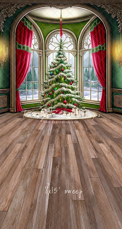 Cathedral Christmas - Wood Floor Option - with Sweep Option