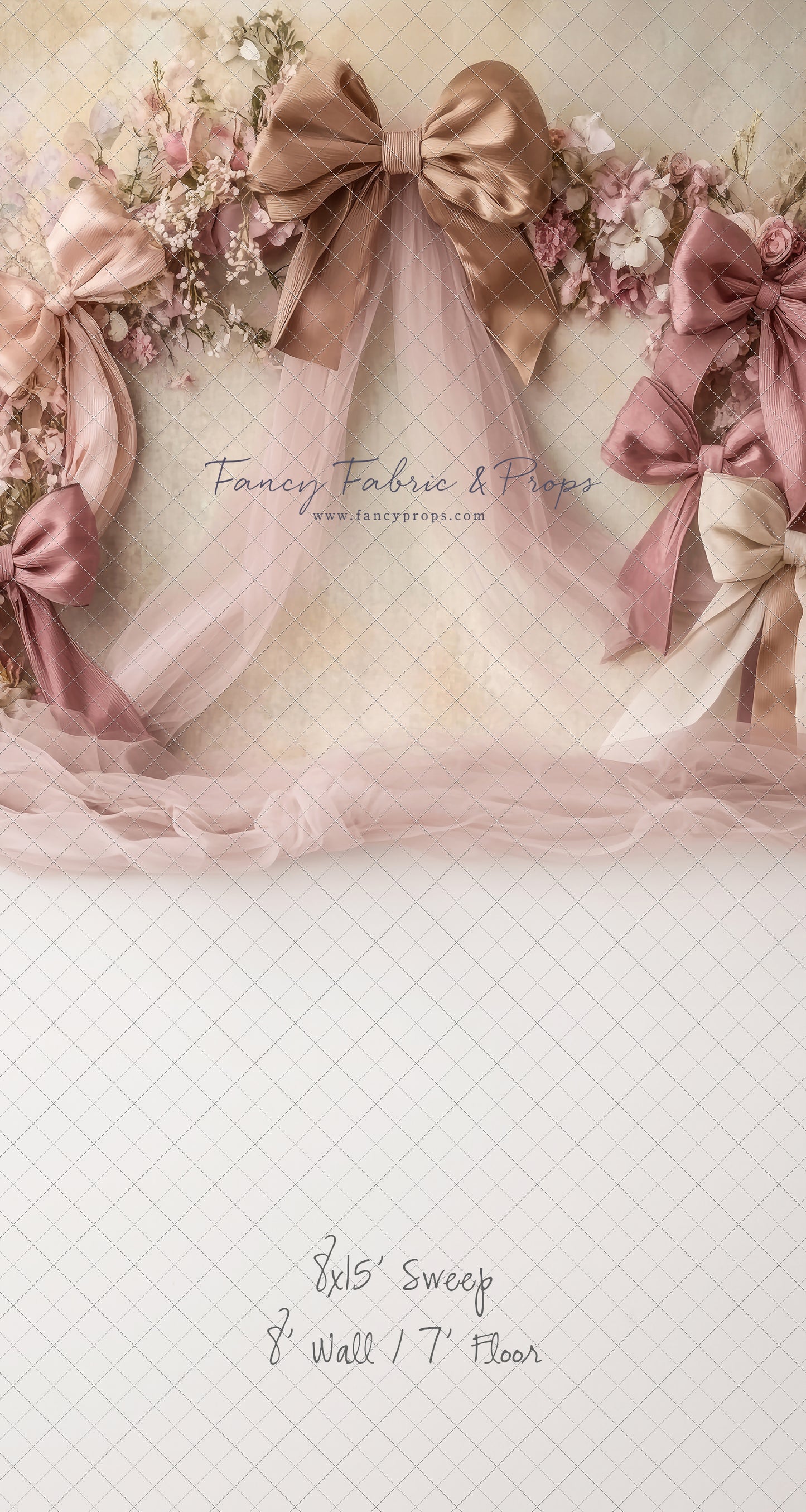 Champagne Rose Whimsy - With Sweep Option