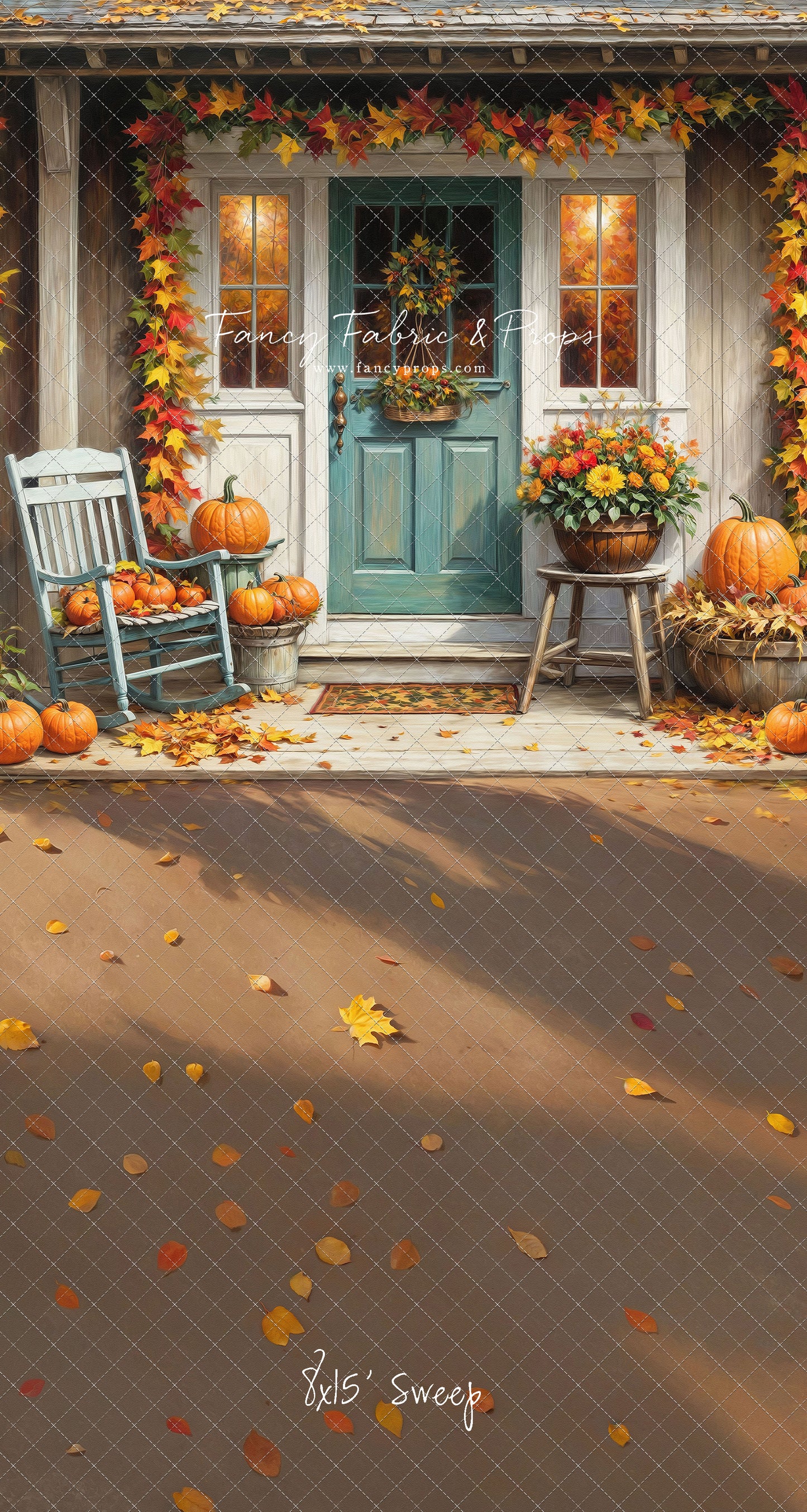 Charming Autumn Porch - With Sweep Option