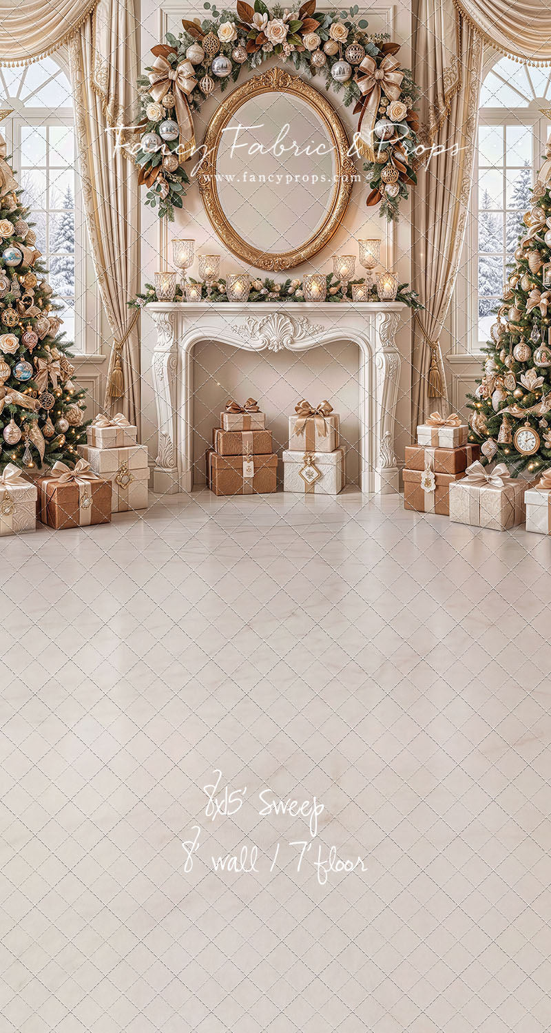Christmas Beige Beauty - with Sweep Option