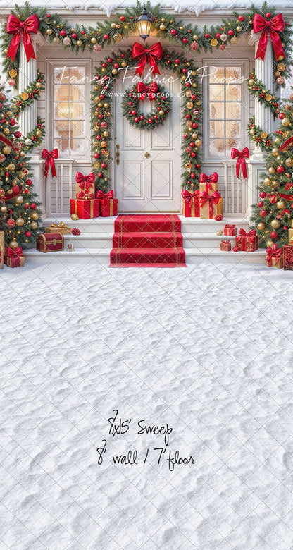 Christmas Front Porch Classic - With Sweep Option