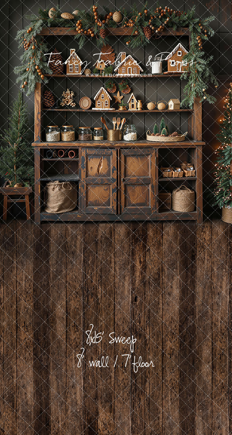 Christmas Kitchen Charm - With Sweep Option