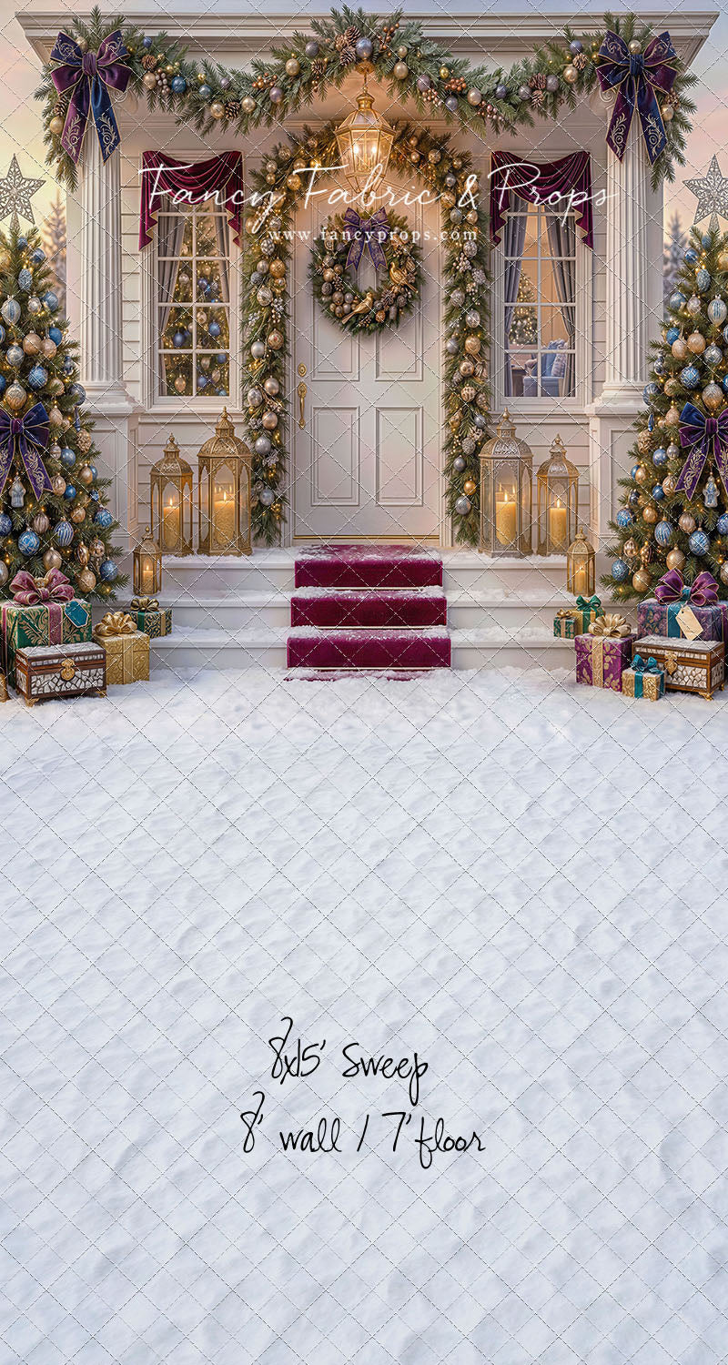 Christmas Plum Home - With Sweep Option