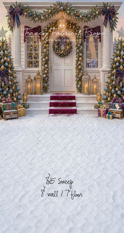 Christmas Plum Home - With Sweep Option