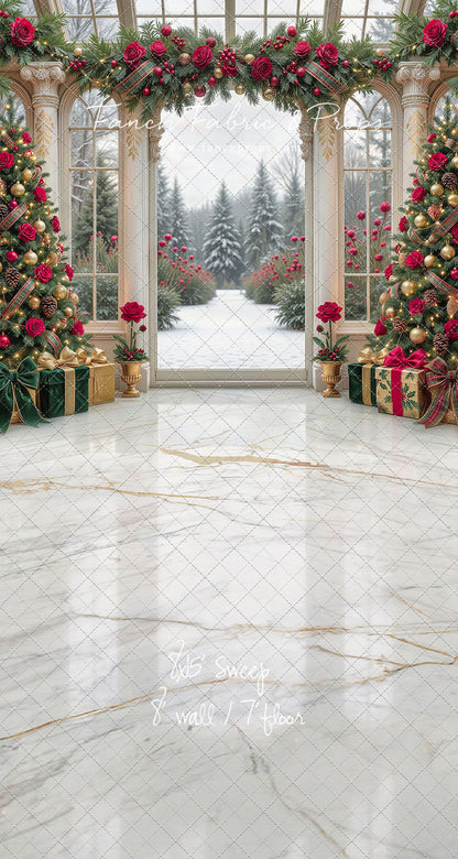Christmas Rose Gala - with Sweep Option