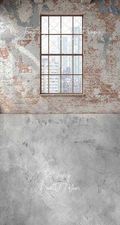 City Brick Canvas - With Sweep Option