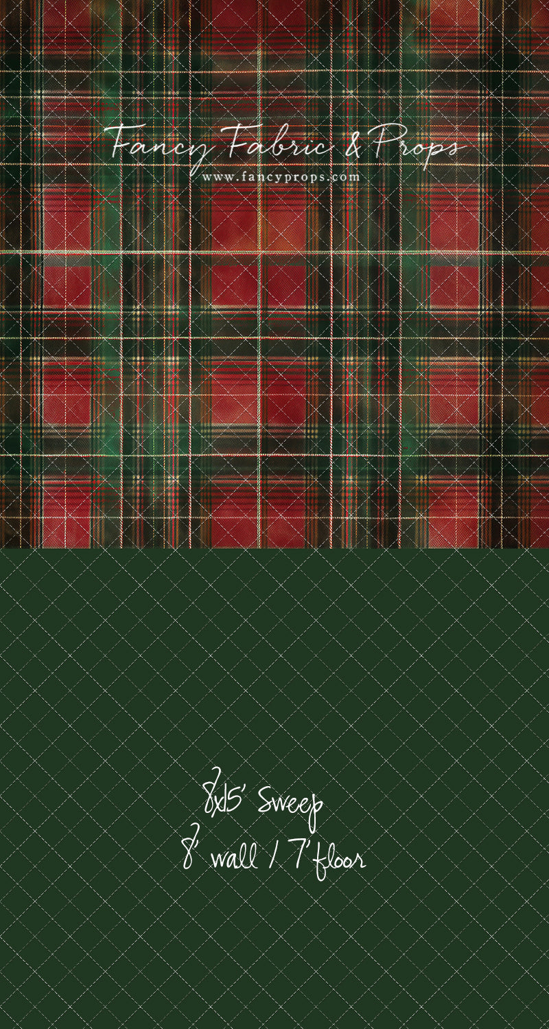Classic Christmas Plaid - With Sweep Option