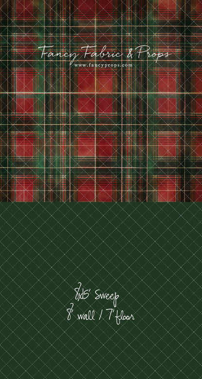 Classic Christmas Plaid - With Sweep Option