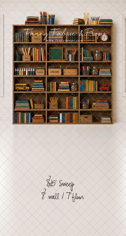 Classic Classroom Bookshelf - With Sweep Option