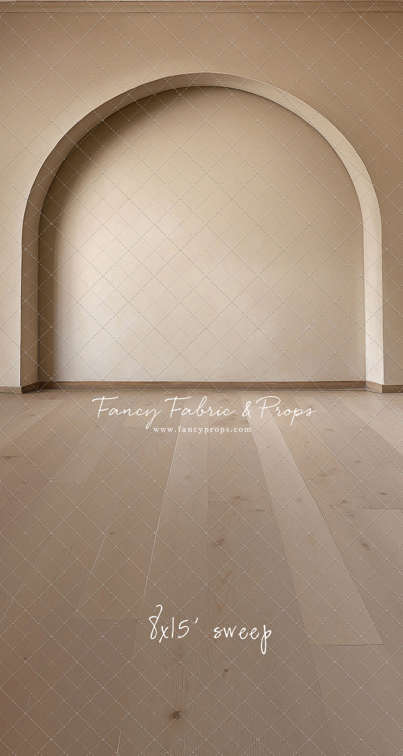 Classic Cream Alcove - Wood Floor - With Sweep Option