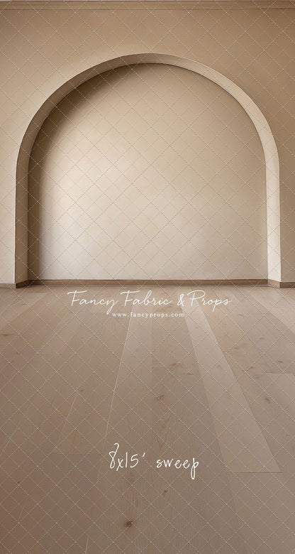 Classic Cream Alcove - Wood Floor - With Sweep Option