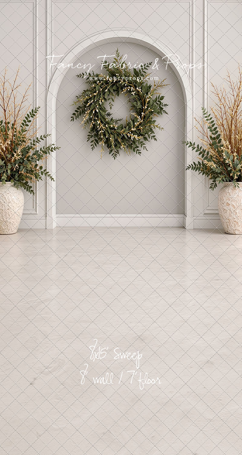 Clean Evergreen Arch - With Sweep Option