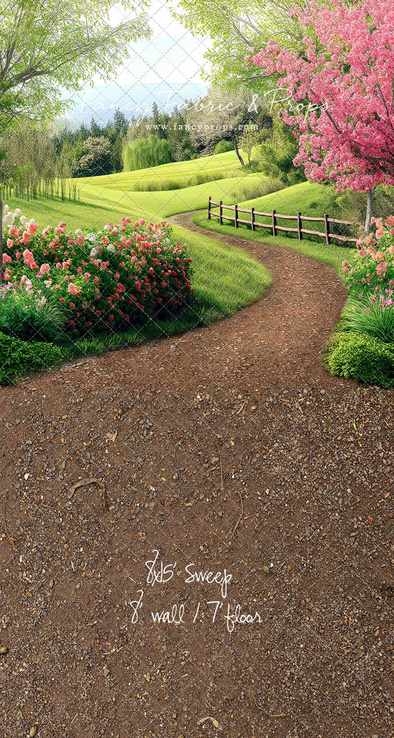 Country Road In Bloom - With Sweep Option