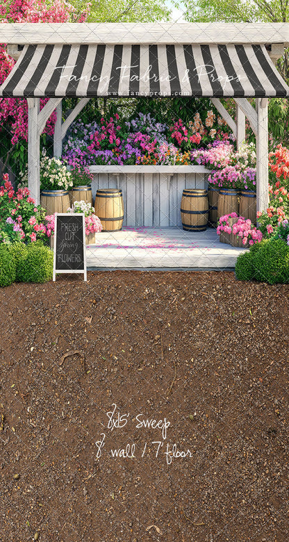 Country Spring Flower Shoppe - With Sweep Option