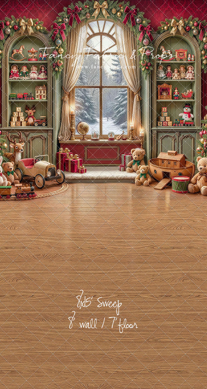 Darling Damask Christmas - with Sweep Option