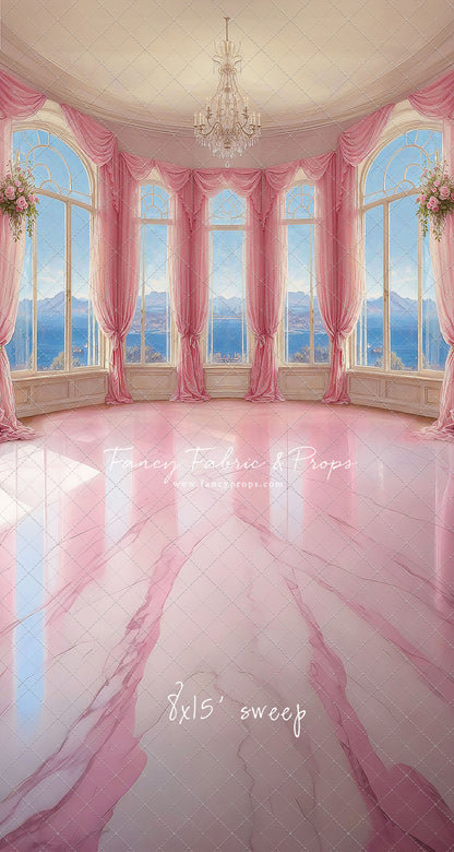 Elegant Summertime Mountain View - Marble Floor - With Sweep Option