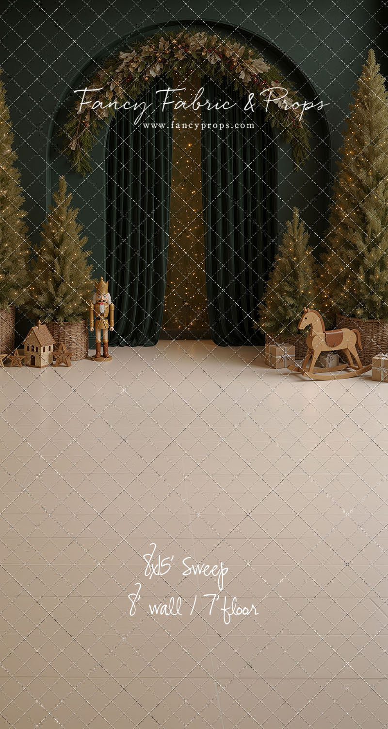 Emerald Christmas Arch - With Sweep Option