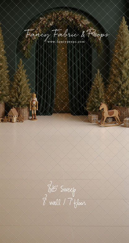 Emerald Christmas Arch - With Sweep Option