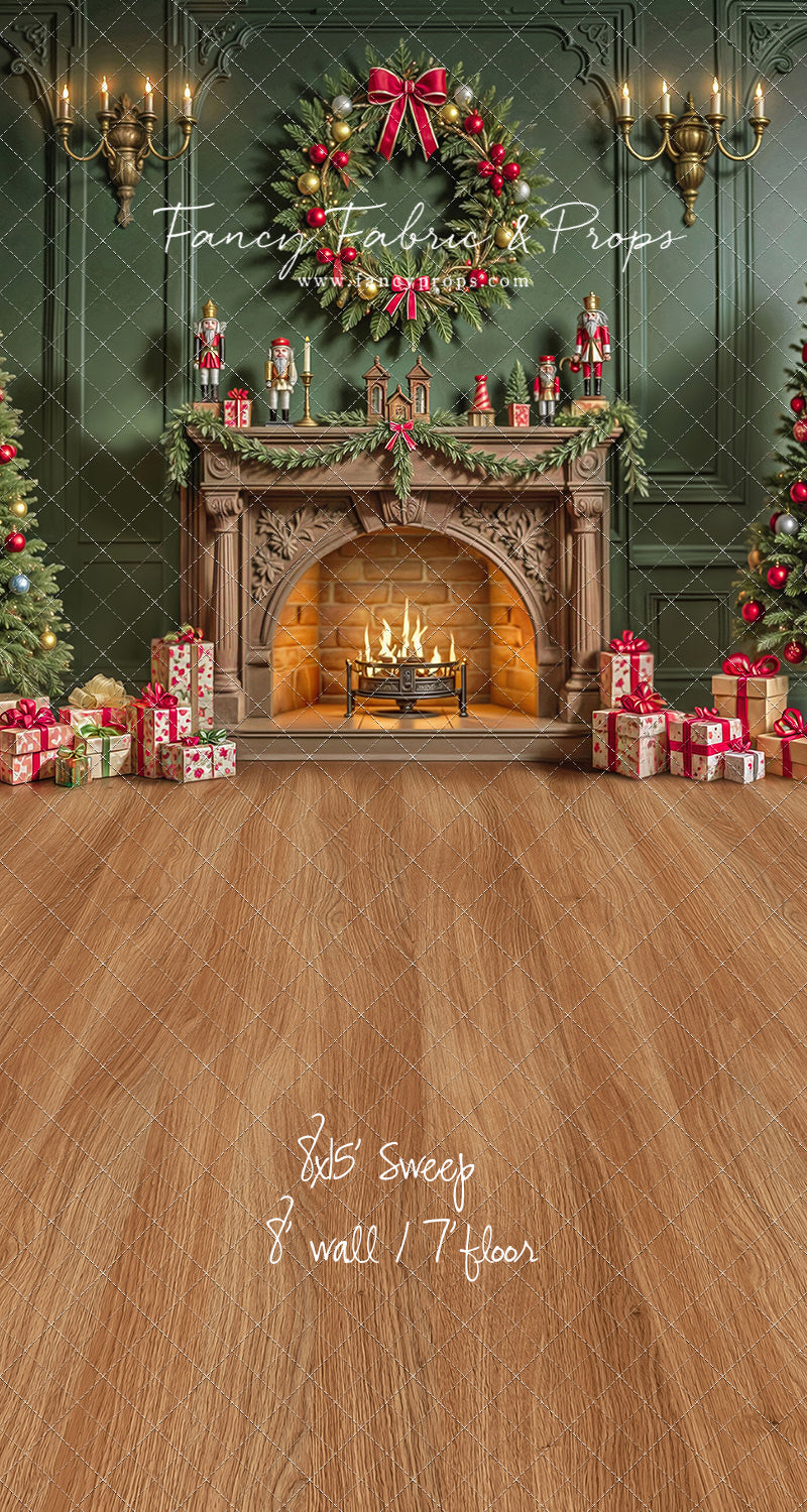 Emerald Christmas Room - with Sweep Option