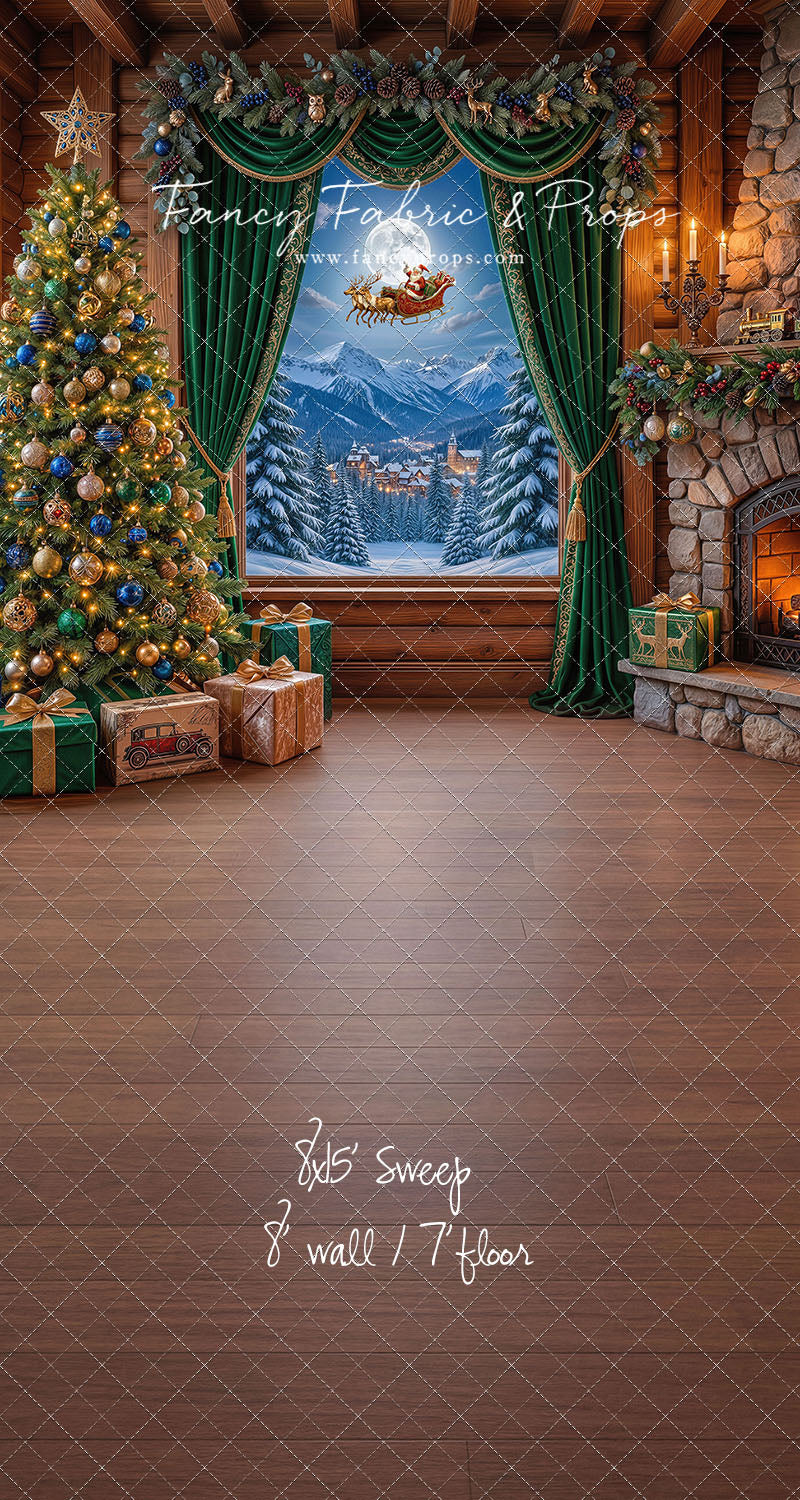Emerald Mountain Sleigh View - with Sweep Option