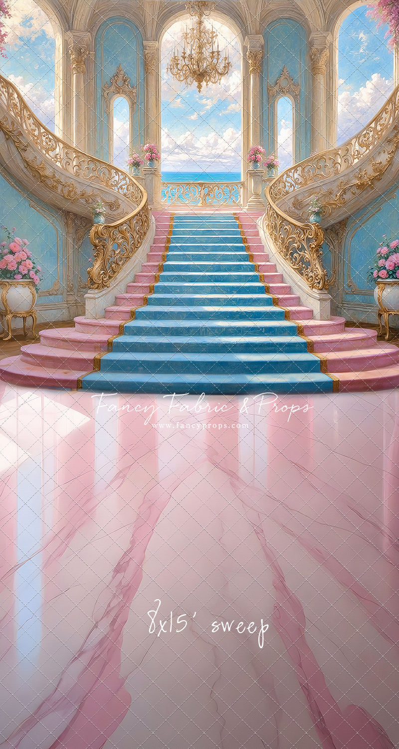 Enchanting Pastel Staircase - With Sweep Option