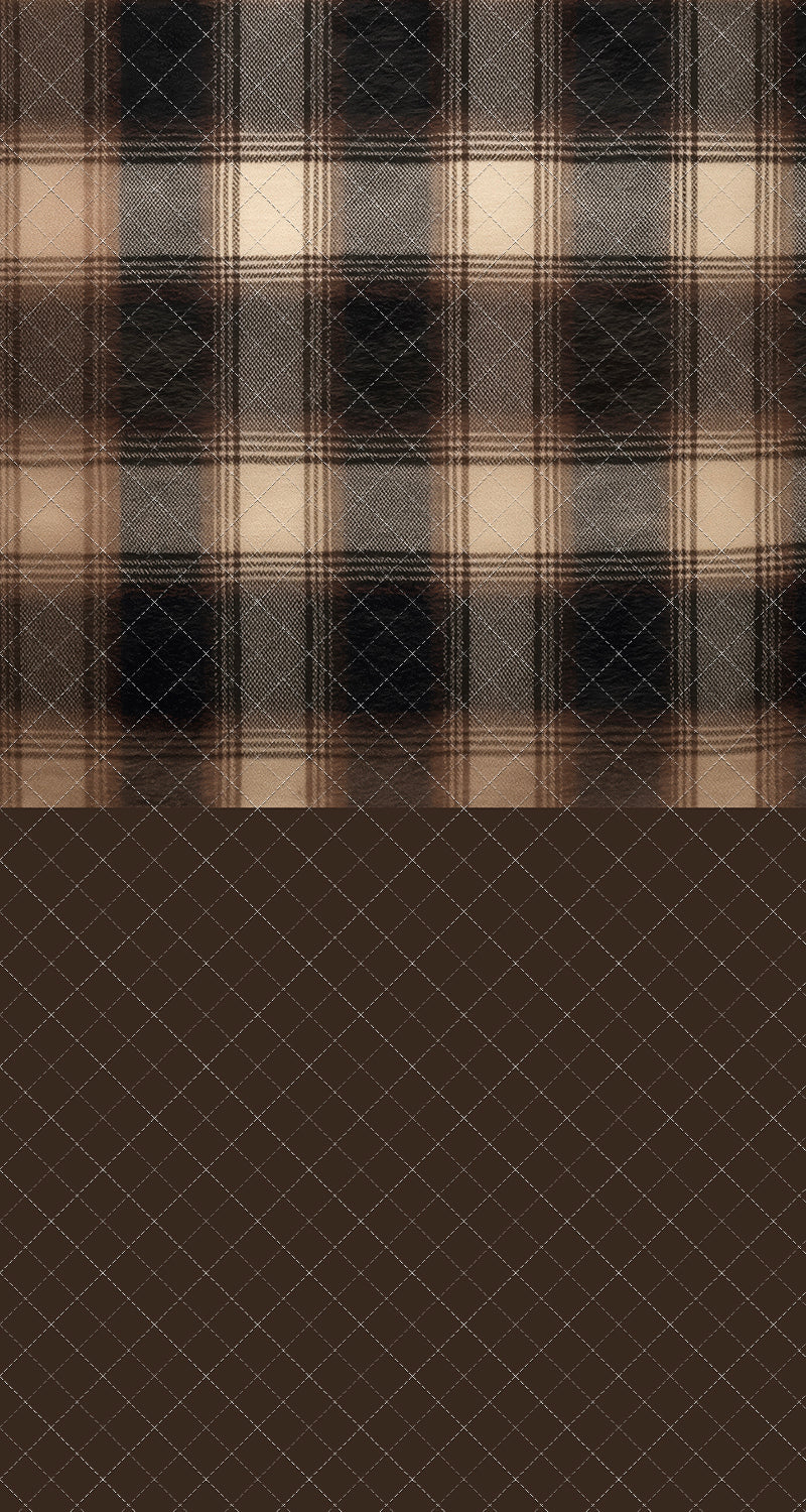 Espresso Flannel - With Sweep Option