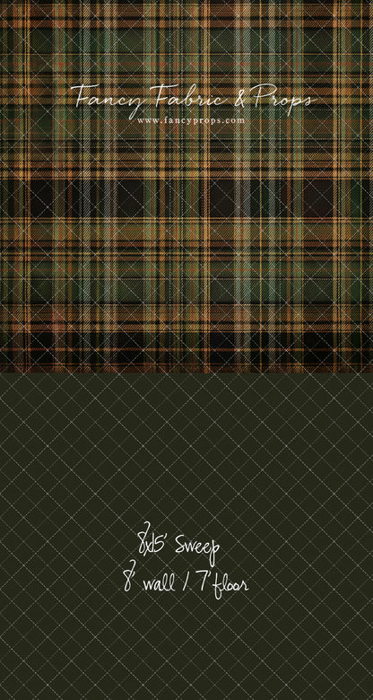 Evergreen Flannel - With Sweep Option