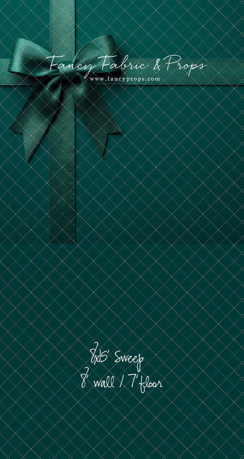 Evergreen Glam Bows- With Sweep Option