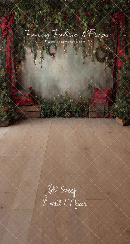 Evergreen Tartan Nook - With Sweep Option