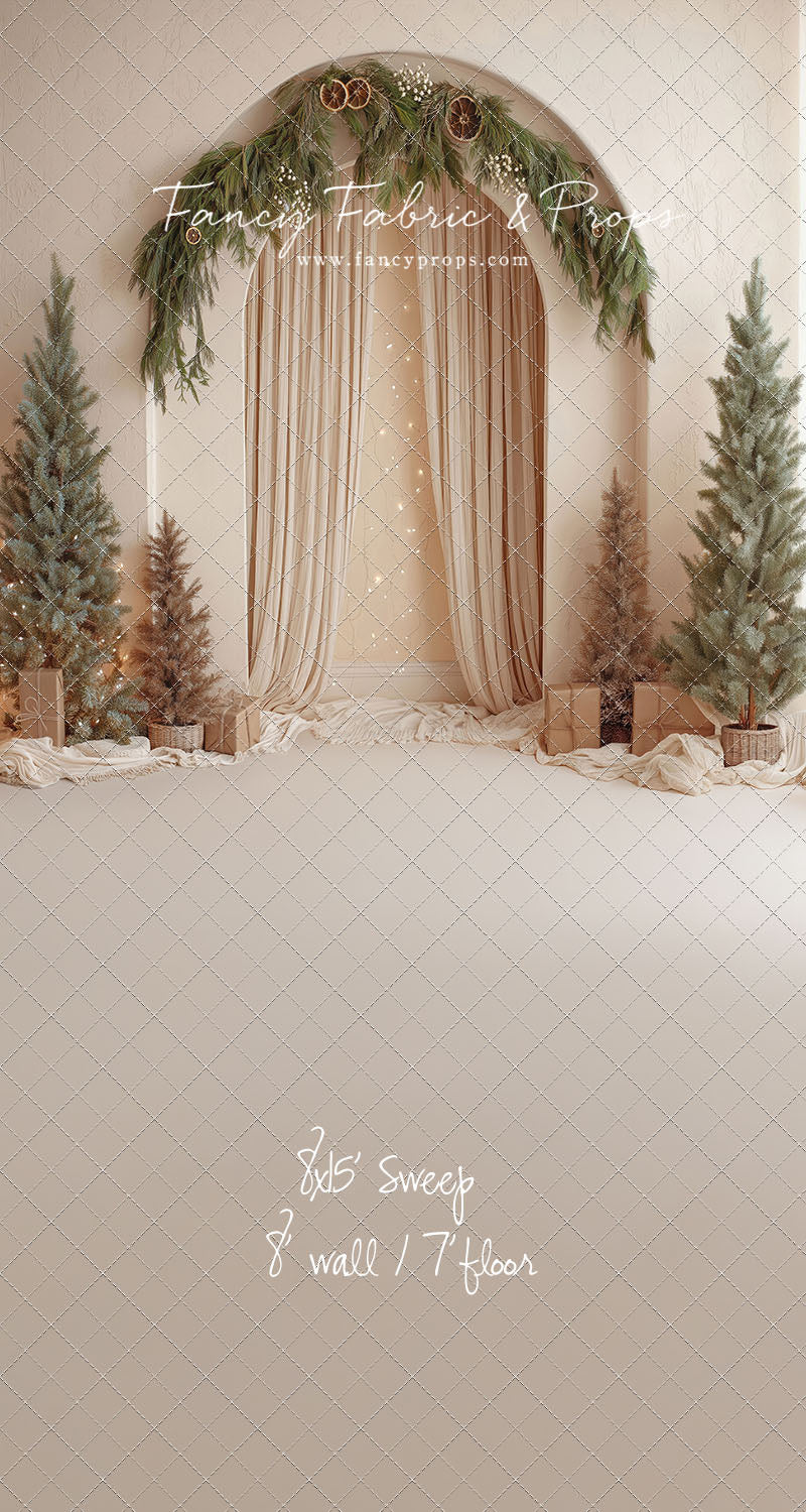 Evergreen & Ivory - With Sweep Option