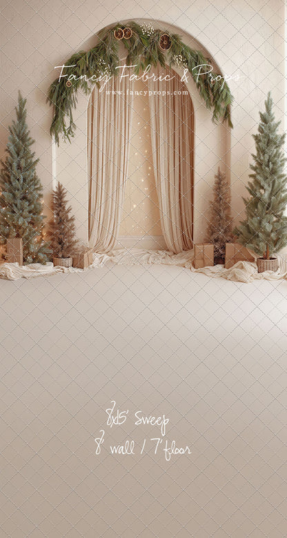 Evergreen & Ivory - With Sweep Option